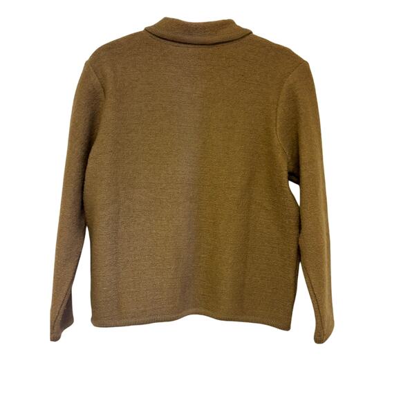 Worthington Brown Cable Knit Cardigan - Picture 5 of 6